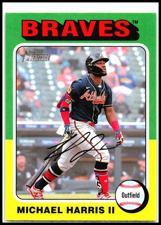 2024 Topps Heritage #416 Michael Harris II Atlanta Braves