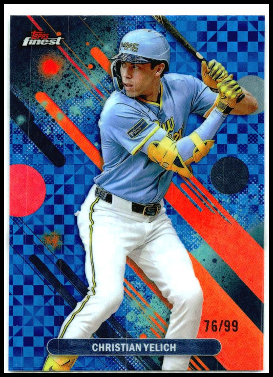 2025 Topps Finest Brewers #89 Christian Yelich