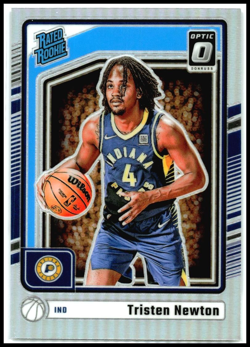 2024-25 Donruss Optic Holo #285 Tristen Newton Rookie Indiana Pacers