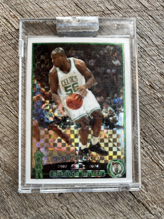 2003-04 Topps Chrome x-factor Brandon Hunter RC #155 Boston Celtics