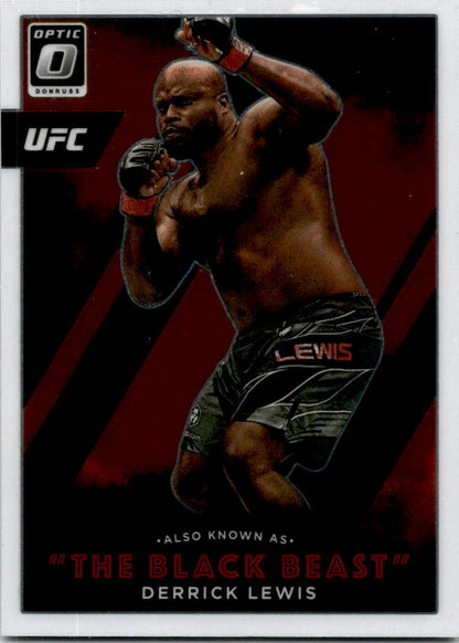 2022 Donruss Optic UFC Also Know As The Black Beast #16 Derrick Lewis