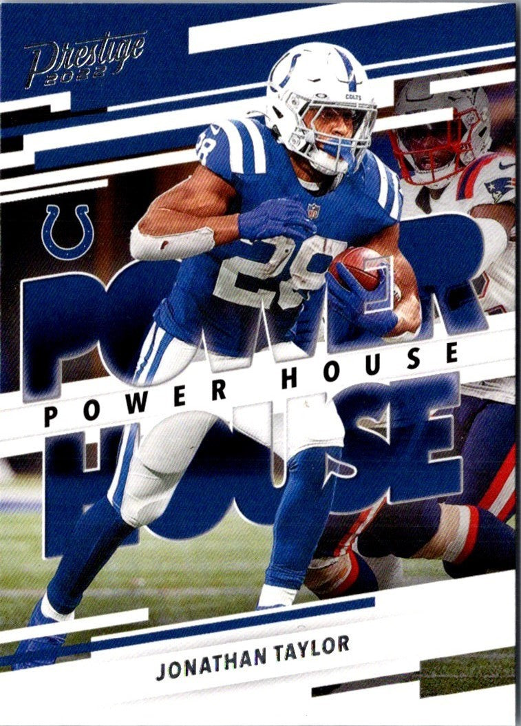 2022 Panini Prestige Power House Jonathan Taylor #PH-6 Indianapolis Colts
