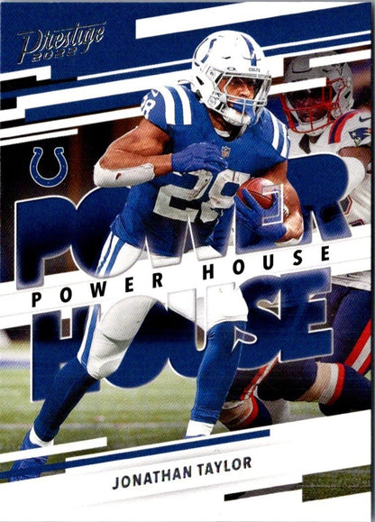 2022 Panini Prestige Power House Jonathan Taylor #PH-6 Indianapolis Colts