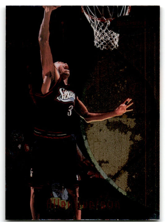 1997-98 Bowman's Best Allen Iverson Philadelphia 76ers #38