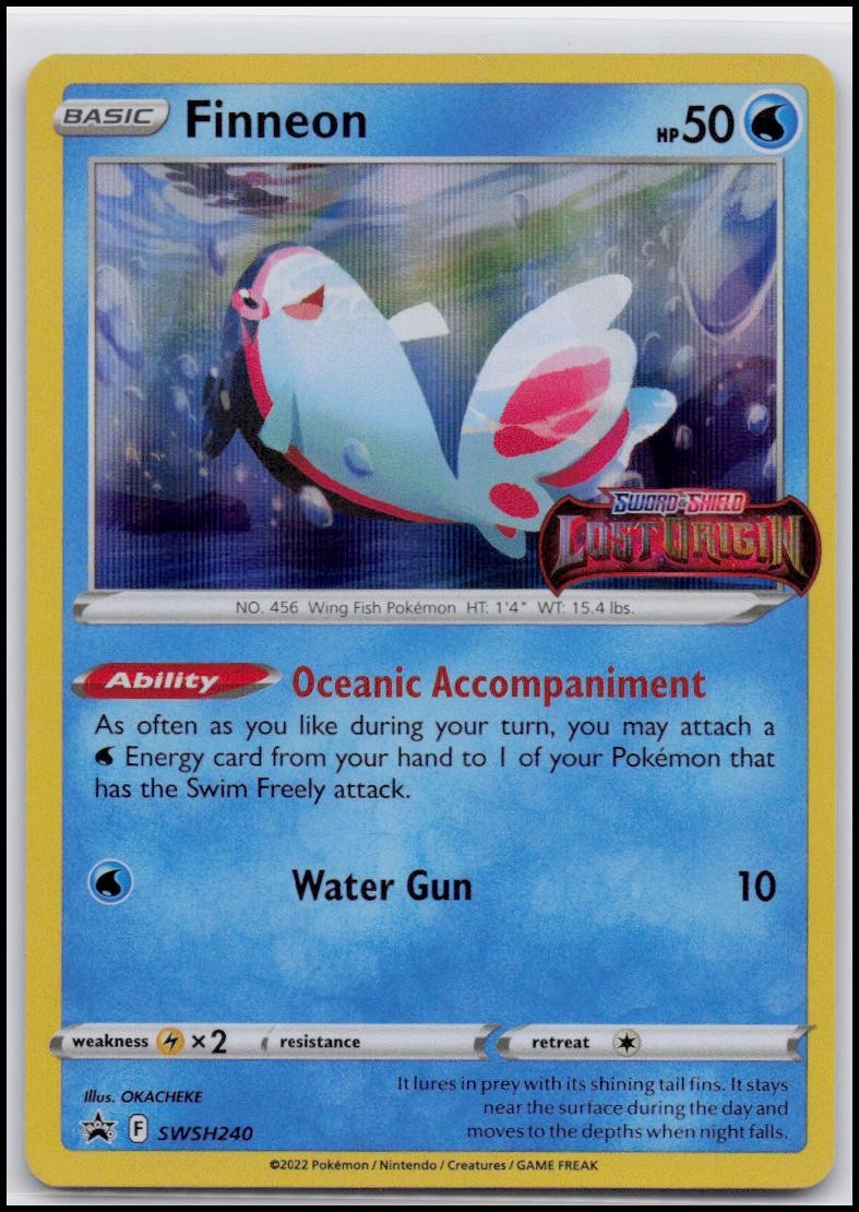 SWSH: Promo Cards #SWSH240 Finneon PreRelease