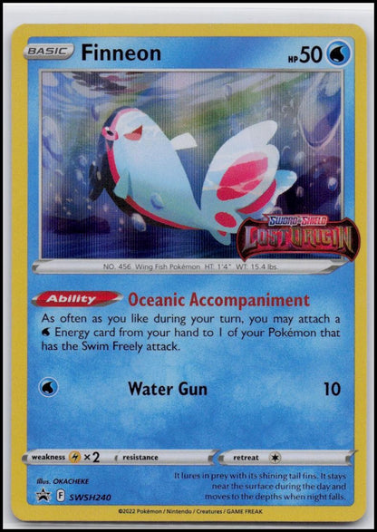 SWSH: Promo Cards #SWSH240 Finneon PreRelease