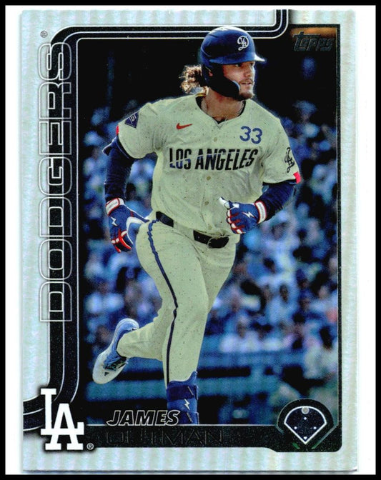 2025 Topps Rainbow Foil #683 James Outman Los Angeles Dodgers