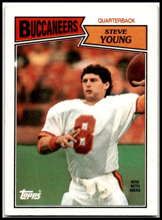 1987 Topps #384c Steve Young San Francisco 49ers