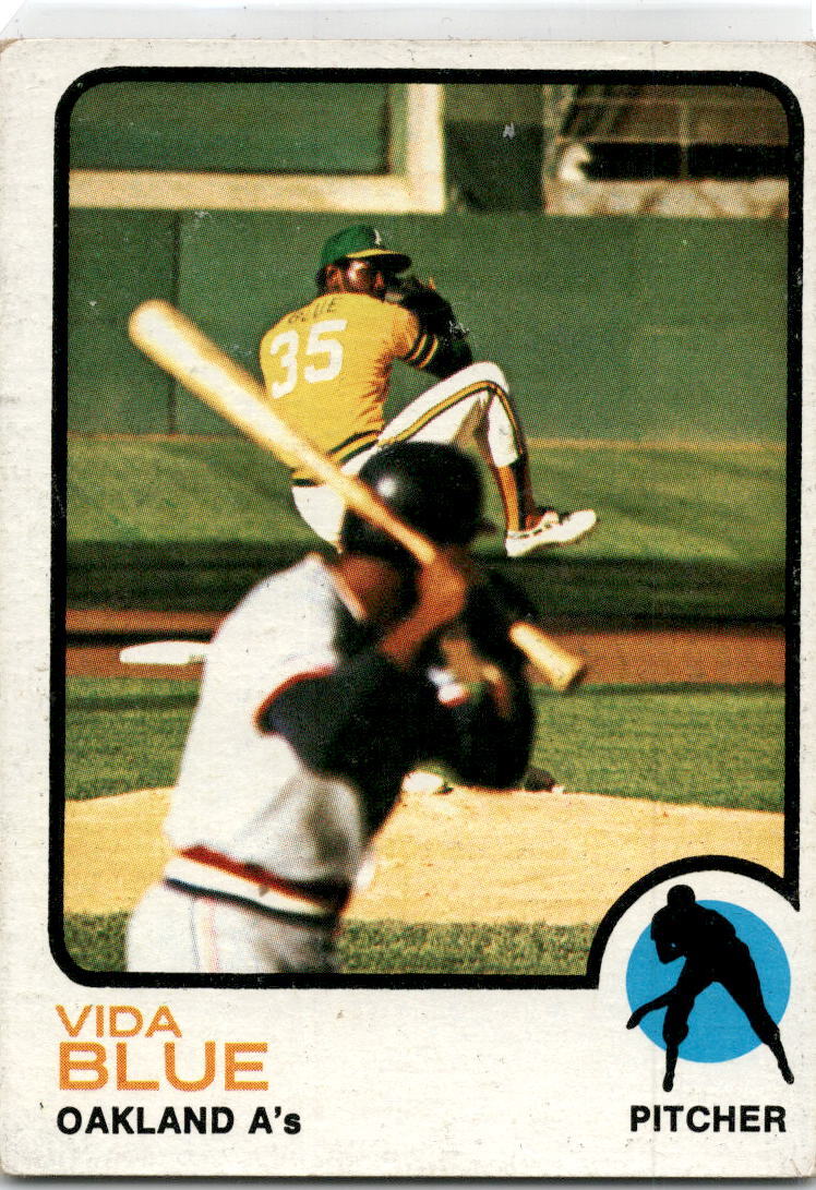 1973 Topps #430 Vida Blue Oakland Athletics
