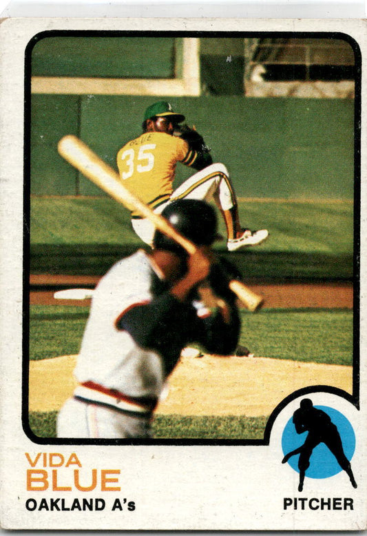 1973 Topps #430 Vida Blue Oakland Athletics