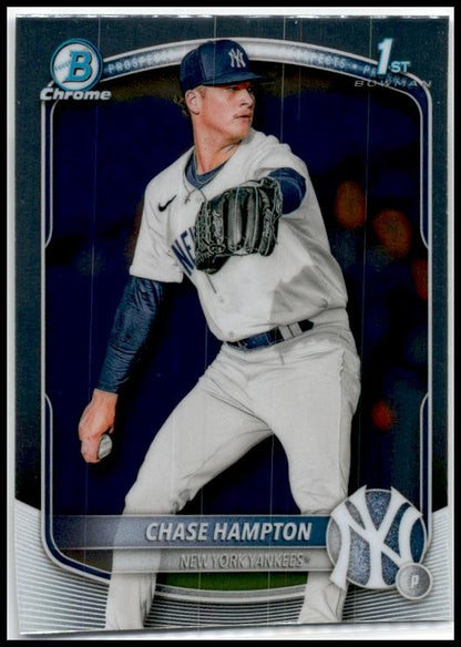 2025 Bowman Chrome #BCP-57 Chase Hampton Yankees