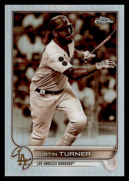 2022 Topps Chrome Sepia Refractor #194 Justin Turner