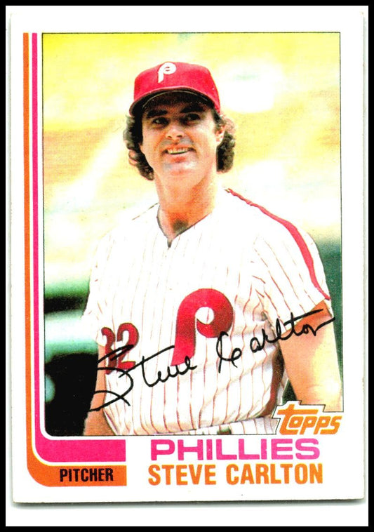 1982 Topps #480 Steve Carlton Philadelphia Phillies