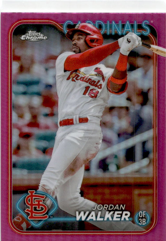2024 Topps Pink #642 Jordan Walker St. Louis Cardinals