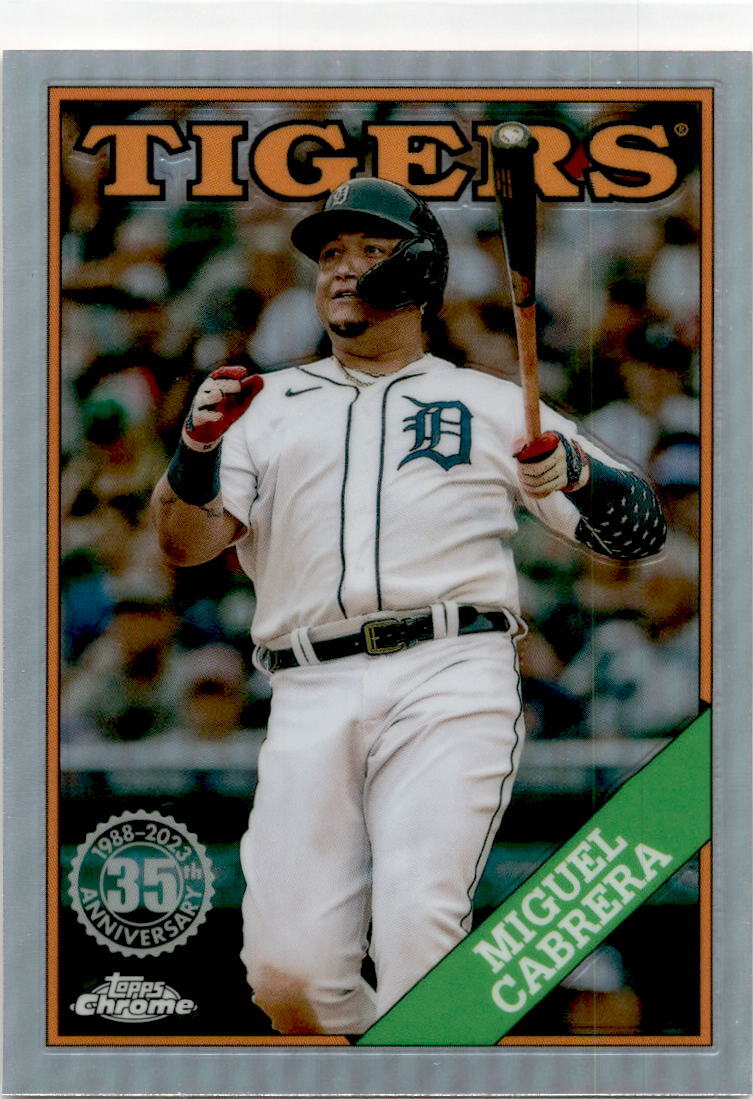2023 Topps Chrome #88BC-4 Miguel Cabrera Detroit Tigers