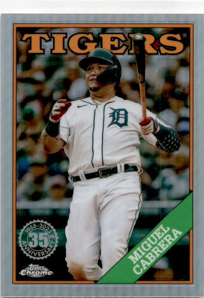 2023 Topps Chrome #88BC-4 Miguel Cabrera Detroit Tigers