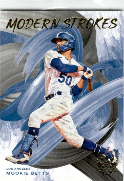 2022 Panini Diamond Kings Modern Strokes #MS-3 Mookie Betts Los Angeles Dodgers