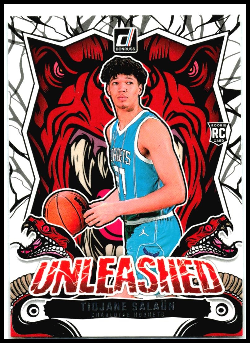 2024-25 Donruss Unleashed #10 Tidjane Salaun Charlotte Hornets