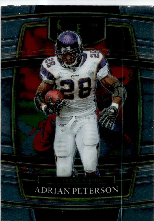 2021 Panini Select #37 Adrian Peterson Minnesota Vikings