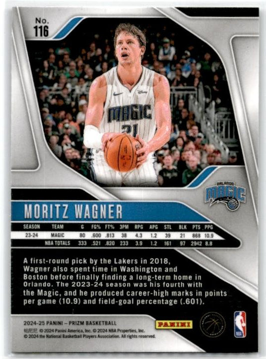 2024-25 Panini Prizm #116 Moritz Wagner