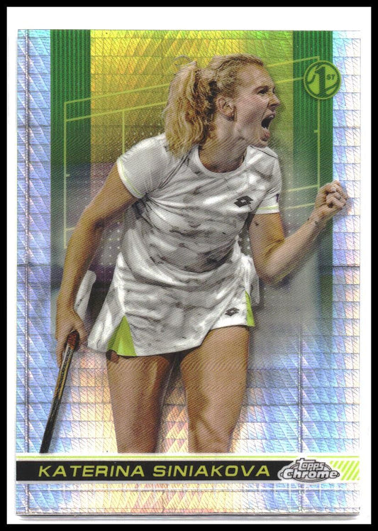 2024 Topps Chrome #66 Katerina Siniakova Prism Refractor