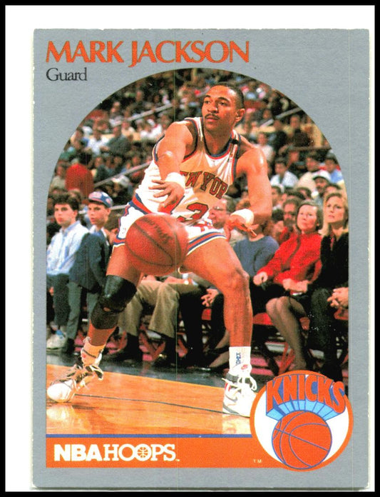 1990-91 Hoops #205 Mark Jackson New York Knicks