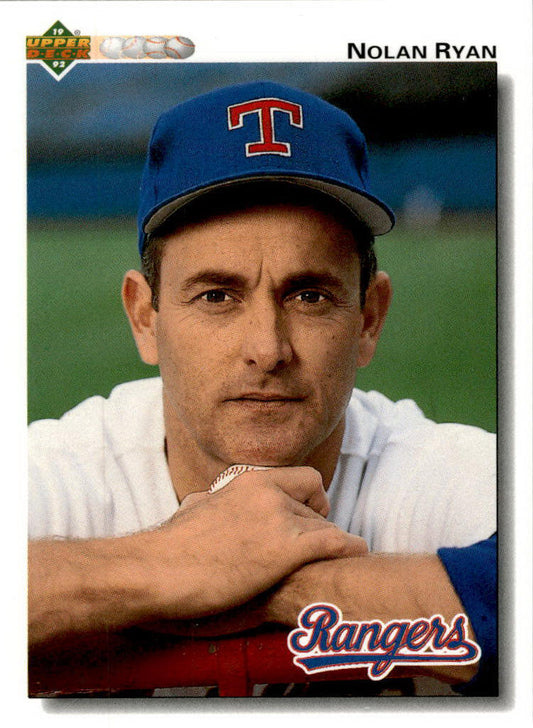 1992 Upper Deck #655 Nolan Ryan Texas Rangers