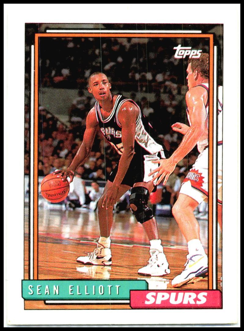 1992-93 Topps #10 Sean Elliott San Antonio Spurs