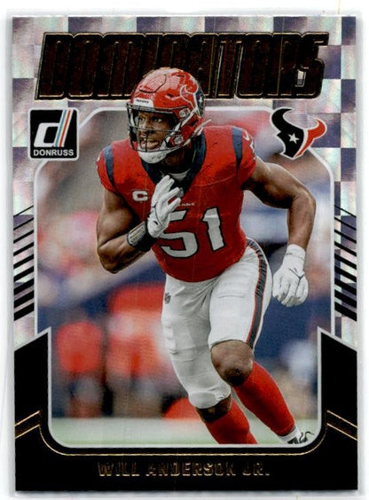 2024 Donruss Dominators #16 Will Anderson, Jr. Houston Texans