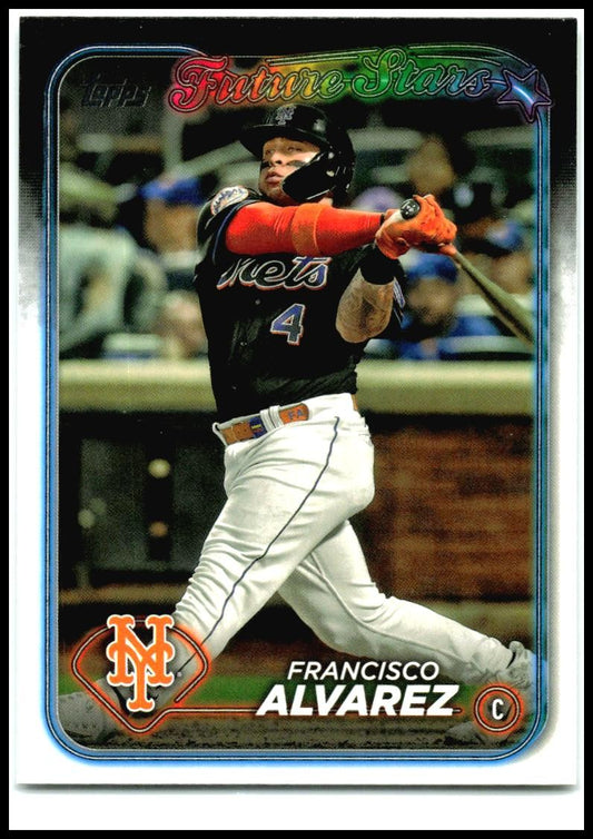 2024 Topps #383 Francisco Alvarez New York Mets