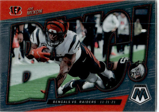 2022 Mosaic Bang #B-3 Joe Mixon Cincinnati Bengals