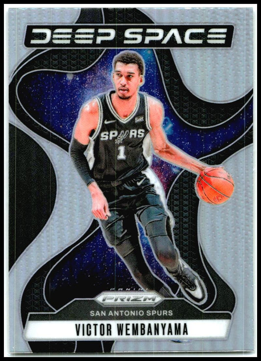 2024-25 Panini Prizm Deep Space Prizms Silver #2 Victor Wembanyama Spurs