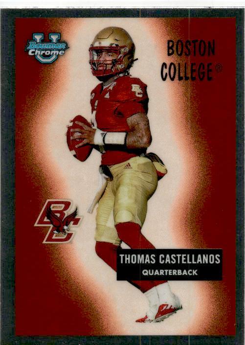 2024 Bowman University Chrome 1955 Bowman Football #55B-11 Thomas Castellanos