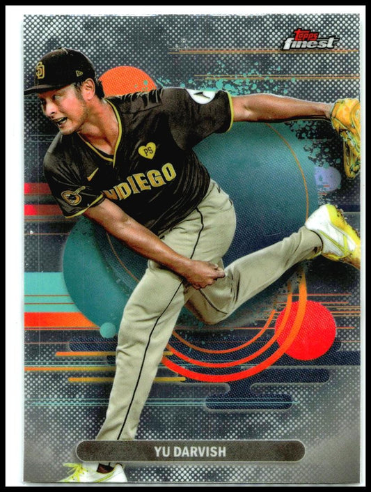2025 Topps Finest Uncommon #157 Yu Darvish San Diego Padres