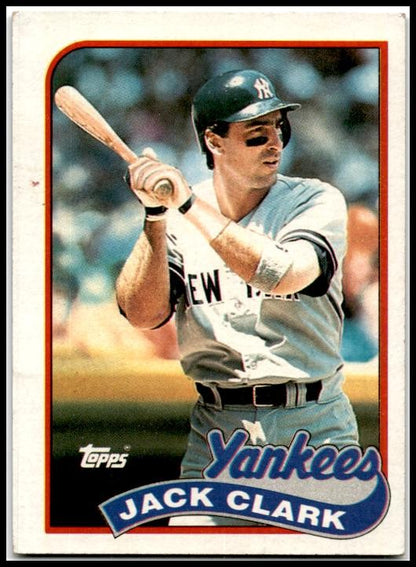 1989 Topps #410 Jack Clark New York Yankees