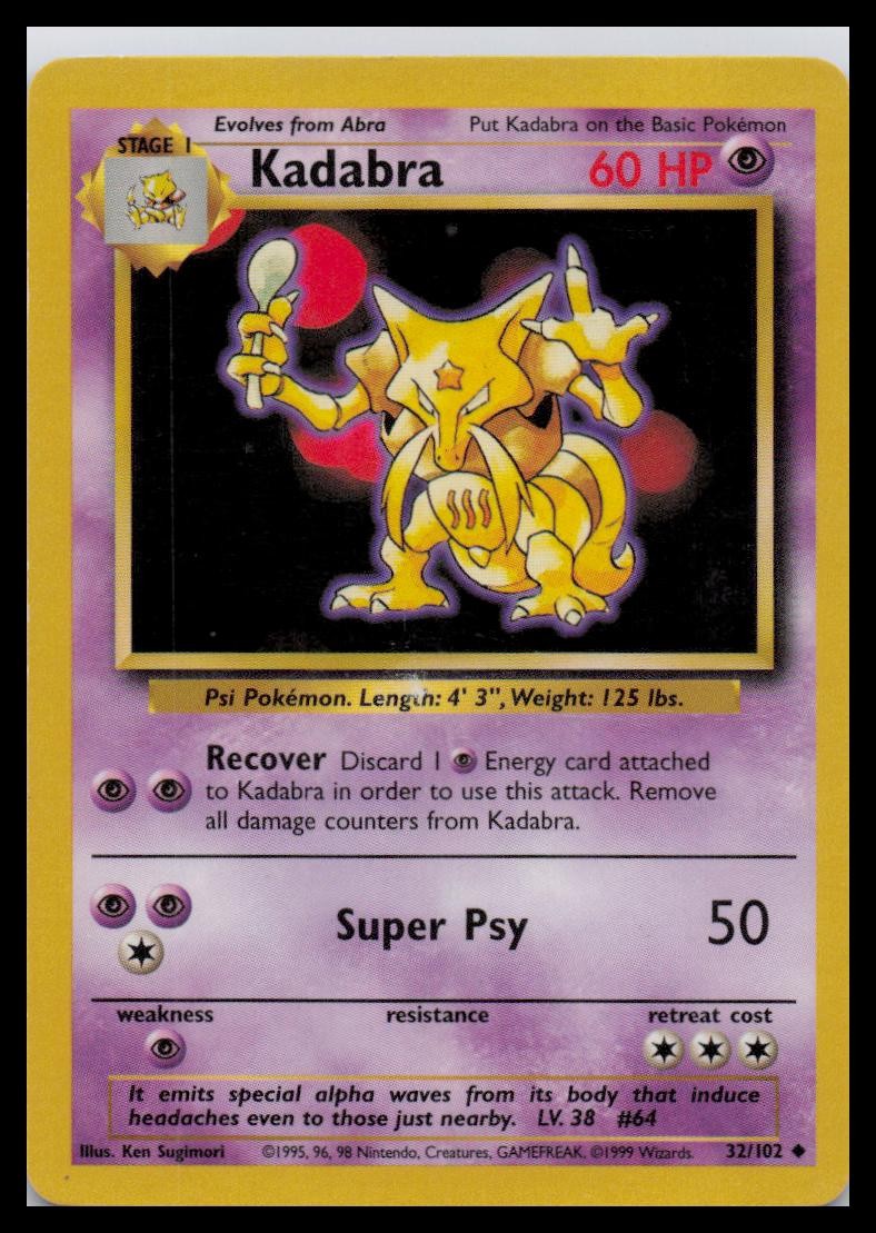 Base Set #032/102 Kadabra