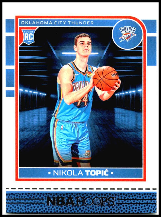 2024-25 Hoops #242 Nikola Topic Rookie Oklahoma City Thunder