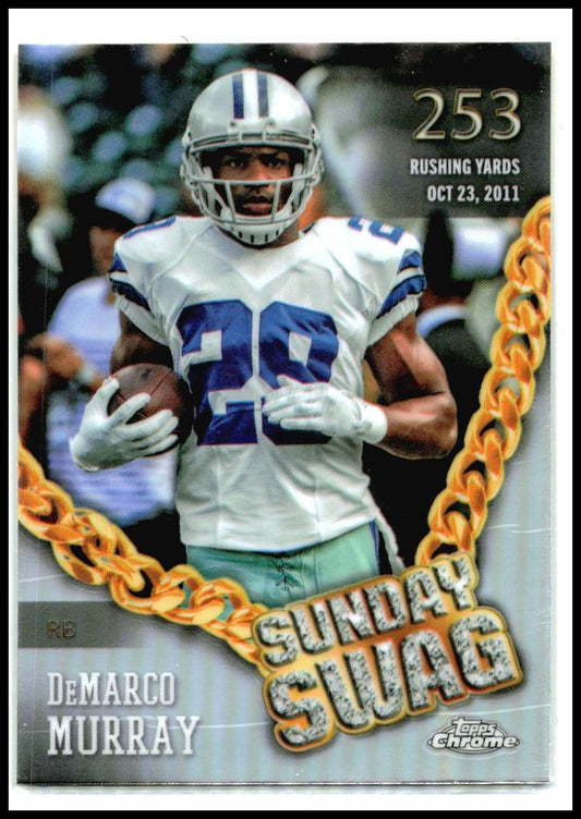 2024 Topps Chrome Sunday Swag Refractor #SS-8 DeMarco Murray Dallas Cowboys