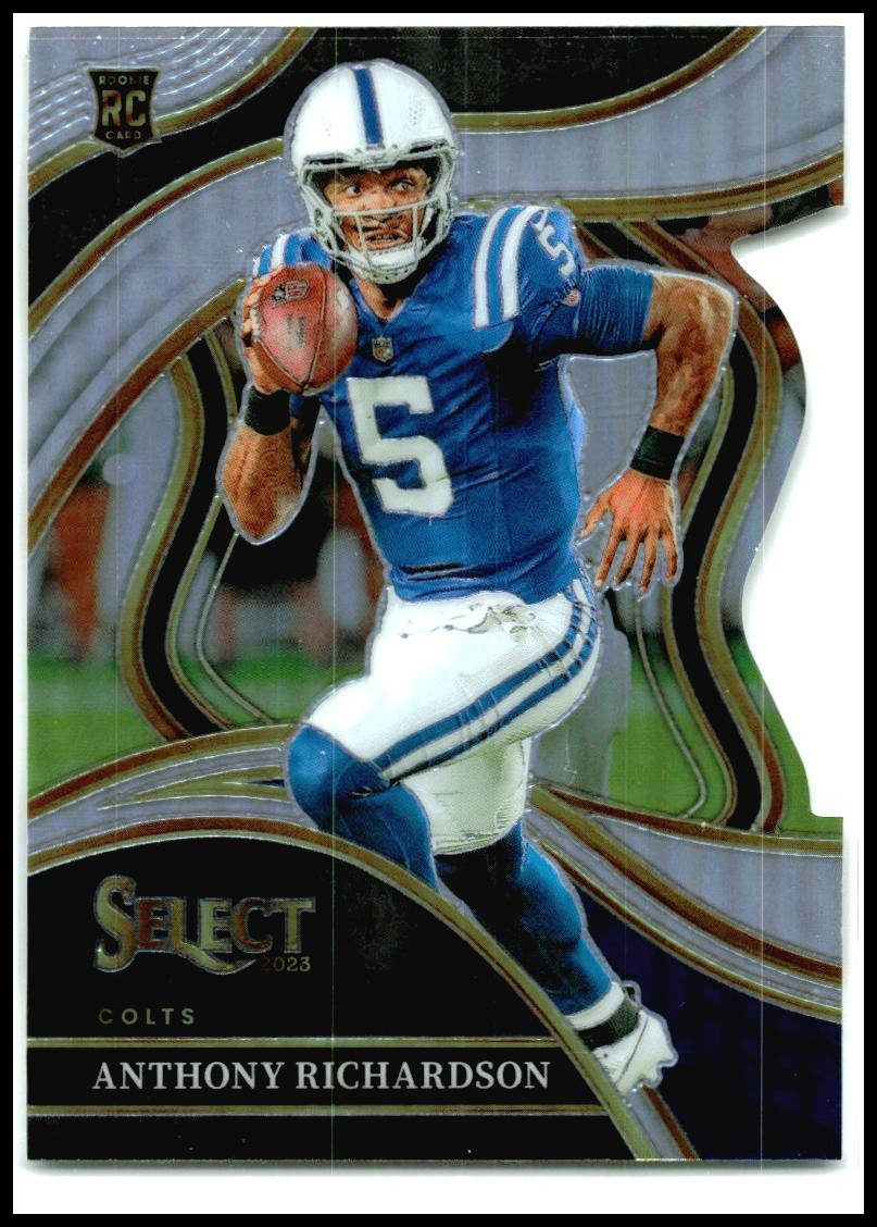 2023 Panini Select Silver Prizms Die Cuts #297 Anthony Richardson Rookie Colts