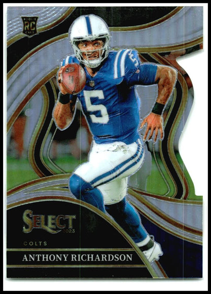 2023 Panini Select Silver Prizms Die Cuts #297 Anthony Richardson Rookie Colts