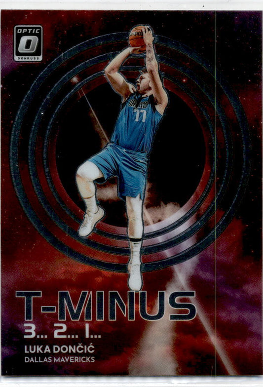2022 Donruss Optic T-minus 3,2,1 #7 Lucka Doncic Dallas Mavericks