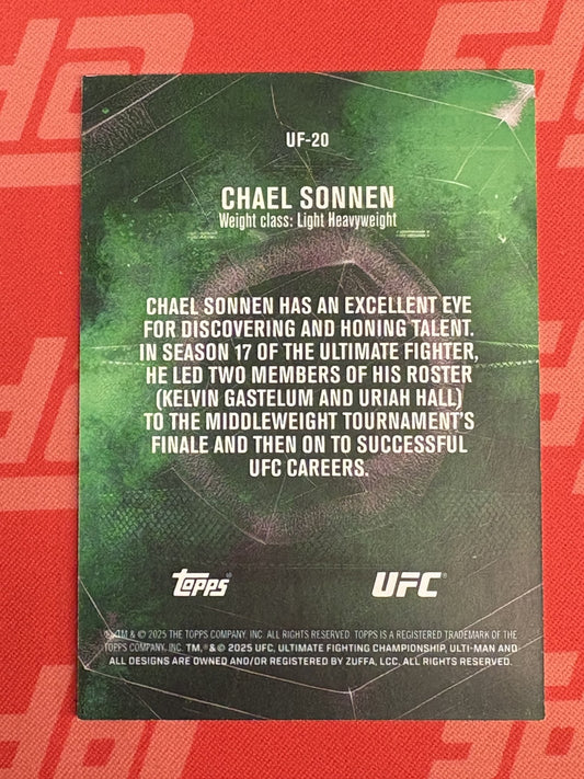 2025 Topps Knockout UFC The Ultimate Fighter #UF-20 Chael Sonnen