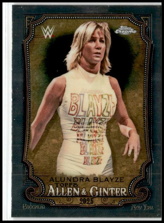 2025 Topps Chrome WWE Allen & Ginter #AG-ALB Alundra Blayze
