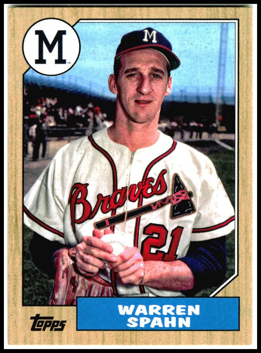 2022 Topps Archives #272 Warren Spahn Milwaukee Braves