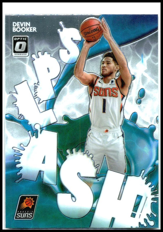 2020-21 Donruss Optic Splash! #12 Devin Booker Phoenix Suns