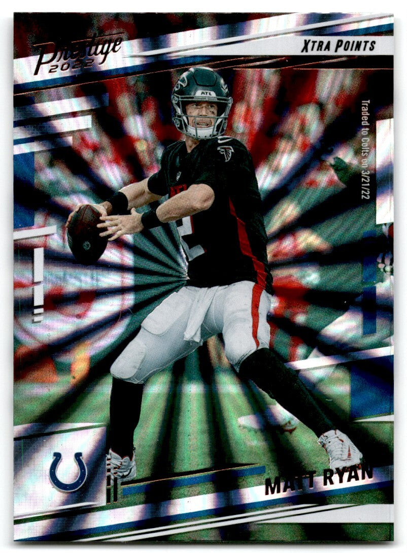 2022 Panini Prestige Xtra Points Sunburst Matt Ryan Atlanta Falcons #11