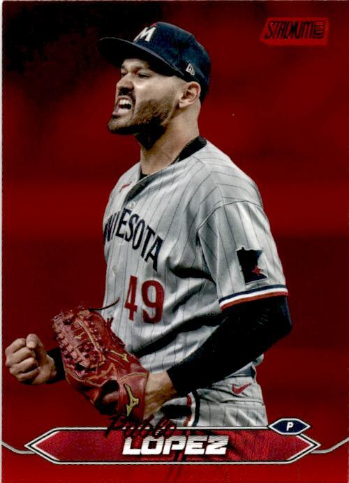 2024 Stadium Club Red Foil #154 Pablo López Minnesota Twins