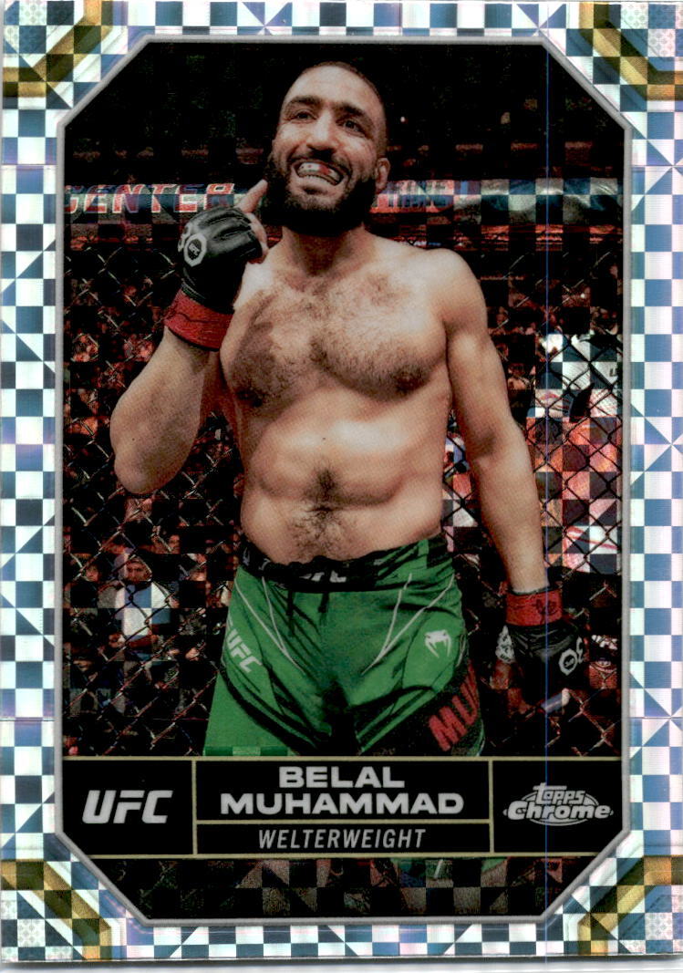 2024 Topps Chrome UFC X-Fractor #24 Belal Muhammad