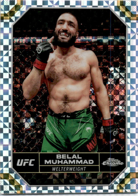 2024 Topps Chrome UFC X-Fractor #24 Belal Muhammad
