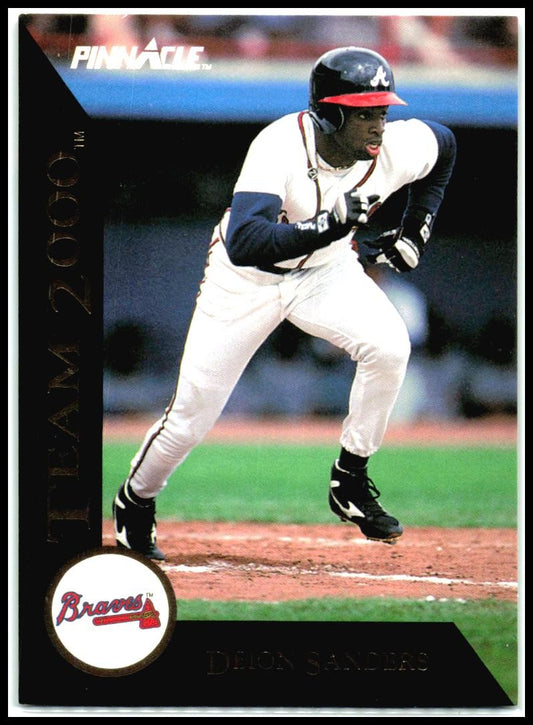 1992 Pinnacle Team 2000 #31 Deion Sanders Atlanta Braves
